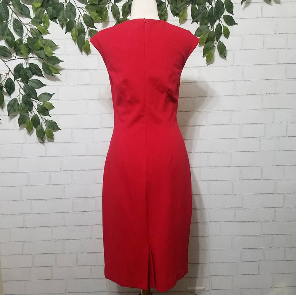 Cache Red Cocktail Dress NWT - Picture 2 of 3